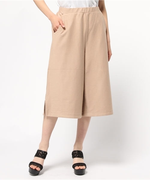 AZUL ENCANTO（アズールエンカント）の「カルゼジャージガウチョPT（その他パンツ・レディース・ネイビー/ベージュ/ライトベージュ/ホワイト・MEDIUM/SMALL）」の3枚目の写真