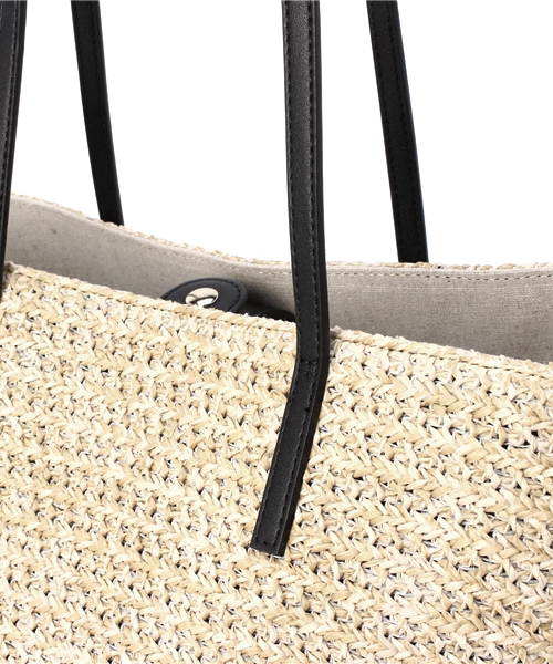 MOUSSY（マウジー）の「BASKET TOTE（ショルダーバッグ・レディース・ベージュ/ベージュ系その他・FREE）」の7枚目の写真