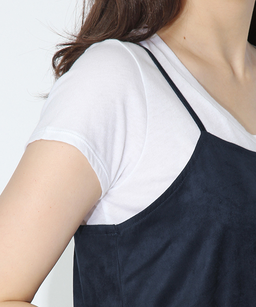 niko and...（ニコアンド）の「DAILYスリットロングキャミ【niko and ...】（キャミソール・レディース・カーキ/ベージュ/ネイビー・FREE）」の9枚目の写真