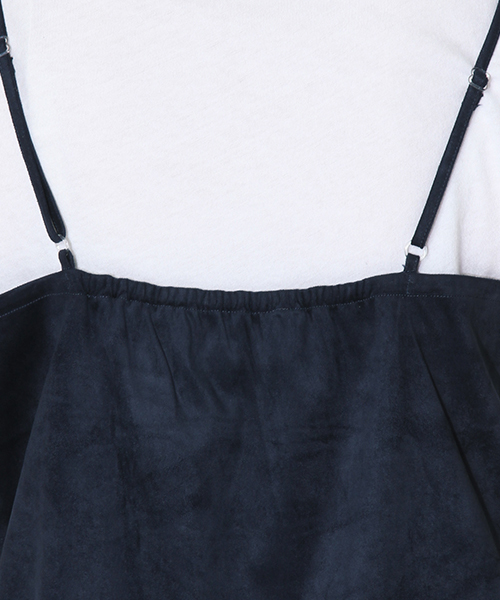 niko and...（ニコアンド）の「DAILYスリットロングキャミ【niko and ...】（キャミソール・レディース・カーキ/ベージュ/ネイビー・FREE）」の10枚目の写真