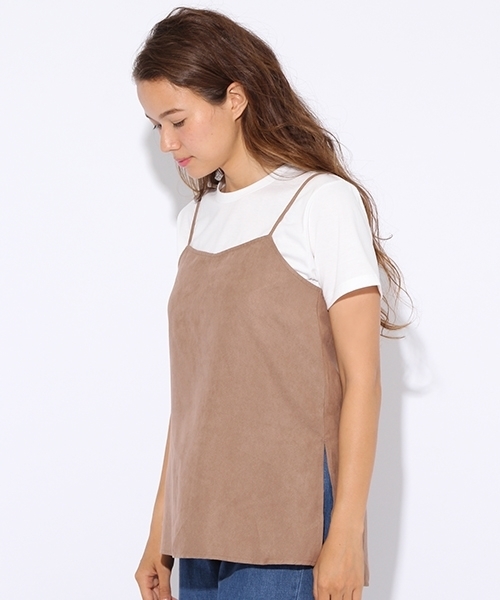 新品未使用　ニコアンド メイクスタッフaimi ニットキャミ niko and…【新品】[Make Stuff '25] aimiニットキャミ ニコアンド