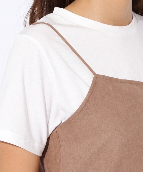 niko and...（ニコアンド）の「DAILYスリットロングキャミ【niko and ...】（キャミソール・レディース・カーキ/ベージュ/ネイビー・FREE）」の18枚目の写真