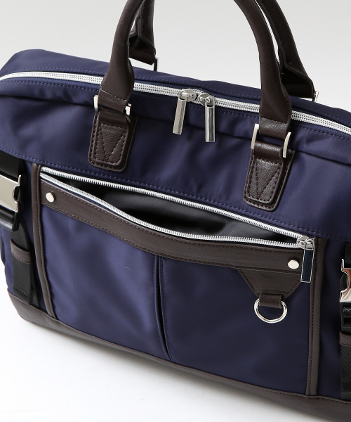 alfredoBANNISTER（アルフレッドバニスター）の「【UNLINE】3WAYブリーフバッグ（トートバッグ・メンズ・ネイビー/ブラック/グレー・FREE）」の8枚目の写真