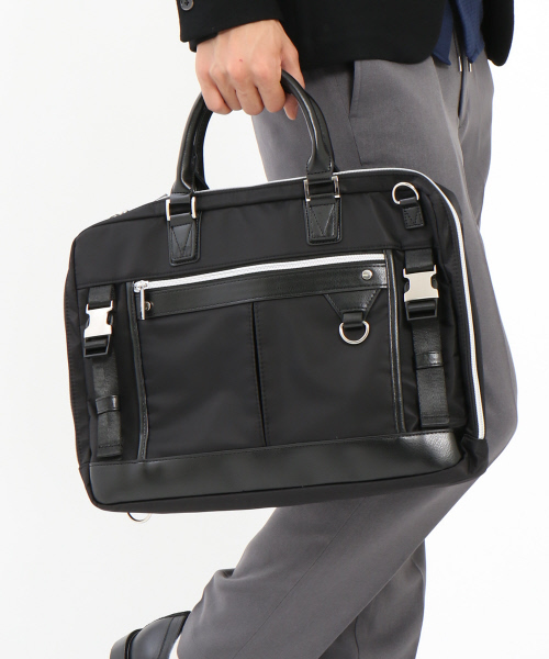 alfredoBANNISTER（アルフレッドバニスター）の「【UNLINE】3WAYブリーフバッグ（トートバッグ・メンズ・ネイビー/ブラック/グレー・FREE）」の16枚目の写真