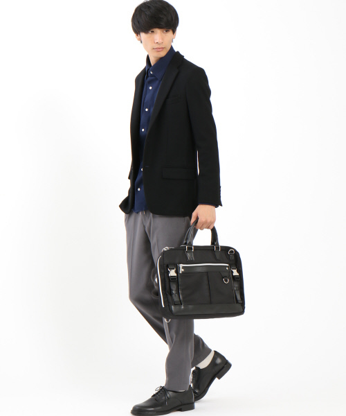 alfredoBANNISTER（アルフレッドバニスター）の「【UNLINE】3WAYブリーフバッグ（トートバッグ・メンズ・ネイビー/ブラック/グレー・FREE）」の15枚目の写真