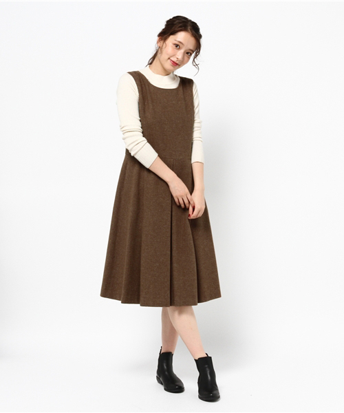 Margaret Howell マーガレットハウエル の Wool Linen Tweed ワンピース Wear