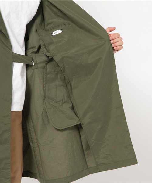 WEGO（ウィゴー）の「WEGO/タイロッケンコート（トレンチコート・メンズ・カーキ/ネイビー/ベージュ・FREE）」の10枚目の写真