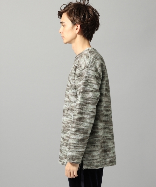 HARE(ハレ)の「シャギーニットソー(HARE)(ニット/セーター・メンズ・ブラック/グレー/オレンジ系その他・SMALL/MEDIUM/LARGE)」の7枚目の写真