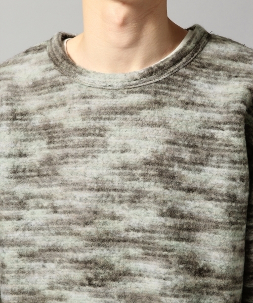 HARE(ハレ)の「シャギーニットソー(HARE)(ニット/セーター・メンズ・ブラック/グレー/オレンジ系その他・SMALL/MEDIUM/LARGE)」の9枚目の写真