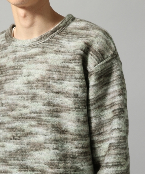 HARE(ハレ)の「シャギーニットソー(HARE)(ニット/セーター・メンズ・ブラック/グレー/オレンジ系その他・SMALL/MEDIUM/LARGE)」の10枚目の写真
