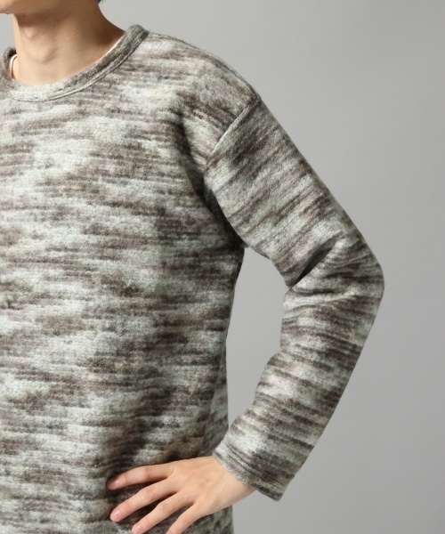 HARE(ハレ)の「シャギーニットソー(HARE)(ニット/セーター・メンズ・ブラック/グレー/オレンジ系その他・SMALL/MEDIUM/LARGE)」の11枚目の写真