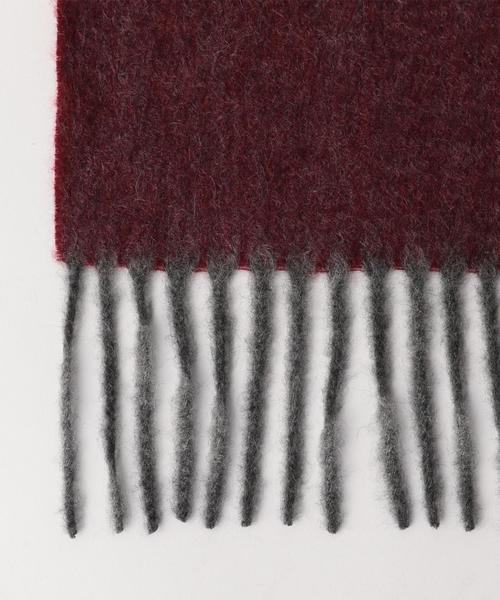 green label relaxing（グリーンレーベルリラクシング）の「カシミヤ 2COL SOLID マフラー◆（マフラー・メンズ・ダークグレー/ベージュ/ネイビー・FREE）」の5枚目の写真