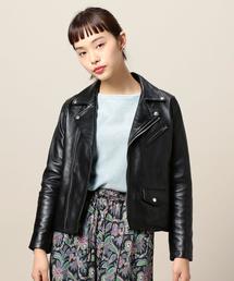 BEAUTY&YOUTH UNITED ARROWS | BY シープレザー ライダースジャケット ◆(ライダースジャケット)