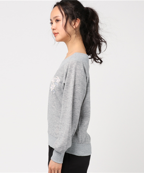 WEGO（ウィゴー）の「WEGO/刺繍Vネックオフショルニット（ニット/セーター・レディース・ピンク/杢グレー/オフホワイト・FREE）」の9枚目の写真