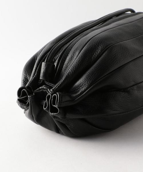 marimekko（マリメッコ）の「＜marimekko＞LEATHER SHOULDER BAG/ｼｮﾙﾀﾞｰﾊﾞｯｸﾞ（ショルダーバッグ・レディース・ブラック・FREE）」の4枚目の写真