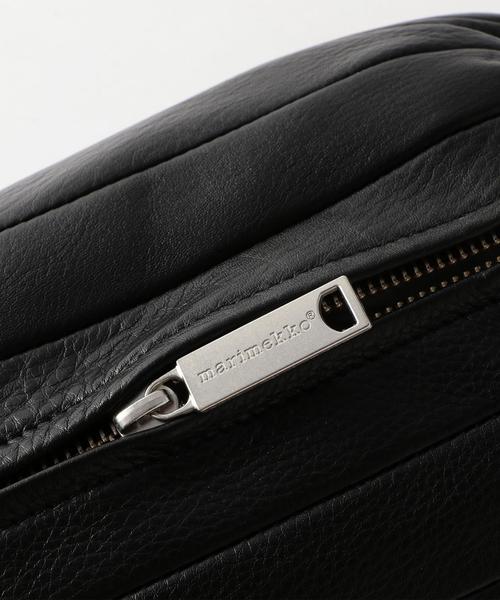 marimekko（マリメッコ）の「＜marimekko＞LEATHER SHOULDER BAG/ｼｮﾙﾀﾞｰﾊﾞｯｸﾞ（ショルダーバッグ・レディース・ブラック・FREE）」の5枚目の写真