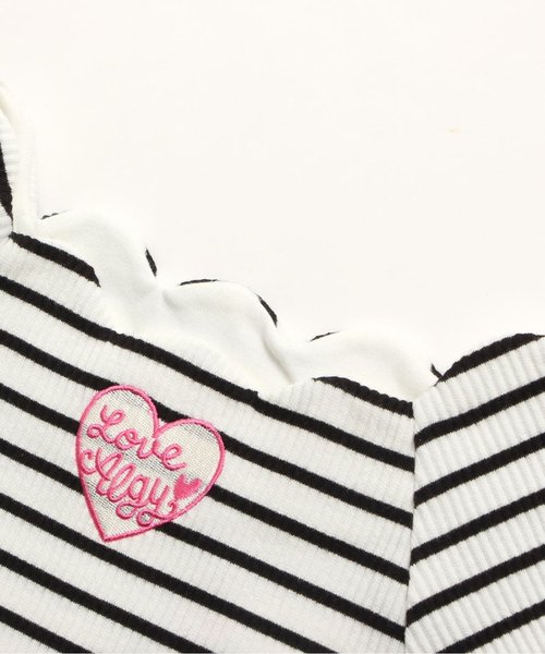 algy（アルジー）の「スカラップリブＴ（Tシャツ/カットソー・キッズ・オフホワイト/ブラック/その他・XX-SMALL/X-SMALL/SMALL/MEDIUM）」の9枚目の写真