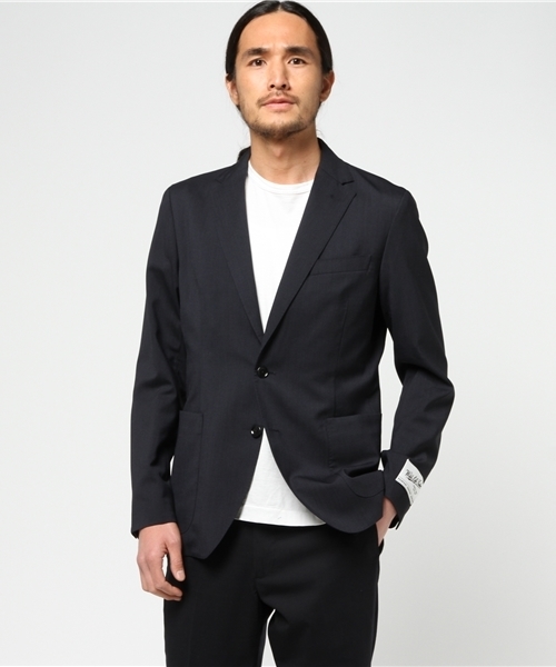 WILD LIFE TAILOR Adam et Rope'(ワイルドテーラーアダムエロペ )の「【Wild Life Tailor】COOLMAXアンコンJK(テーラードジャケット・メンズ・チャコールグレー/ネイビー・M/S/L)」の1枚目の写真