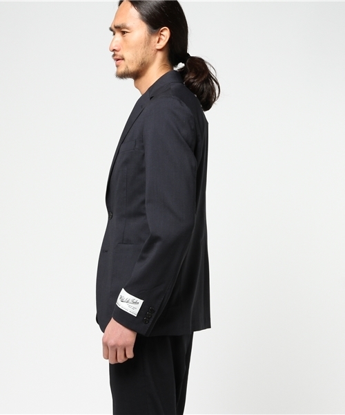 WILD LIFE TAILOR Adam et Rope'(ワイルドテーラーアダムエロペ )の「【Wild Life Tailor】COOLMAXアンコンJK(テーラードジャケット・メンズ・チャコールグレー/ネイビー・M/S/L)」の3枚目の写真