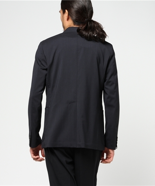 WILD LIFE TAILOR Adam et Rope'(ワイルドテーラーアダムエロペ )の「【Wild Life Tailor】COOLMAXアンコンJK(テーラードジャケット・メンズ・チャコールグレー/ネイビー・M/S/L)」の4枚目の写真