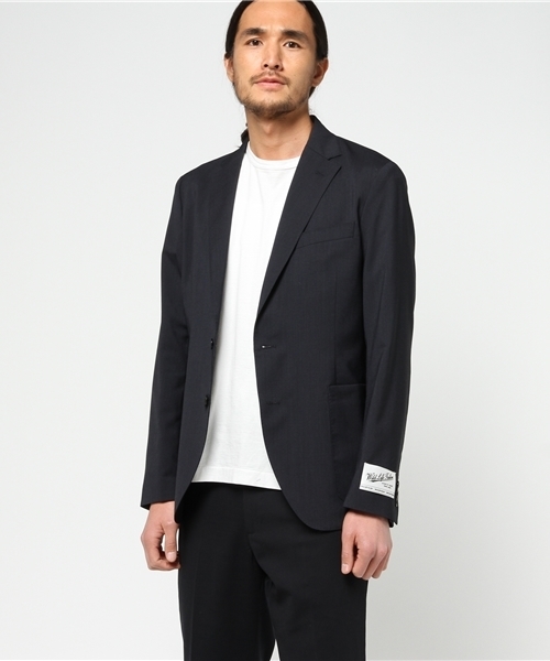 WILD LIFE TAILOR Adam et Rope'(ワイルドテーラーアダムエロペ )の「【Wild Life Tailor】COOLMAXアンコンJK(テーラードジャケット・メンズ・チャコールグレー/ネイビー・M/S/L)」の5枚目の写真