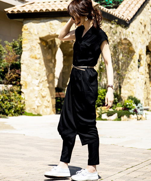 Fashion Letter ファッションレター の とろみシャツワンピース ロング シャツワンピース Wear