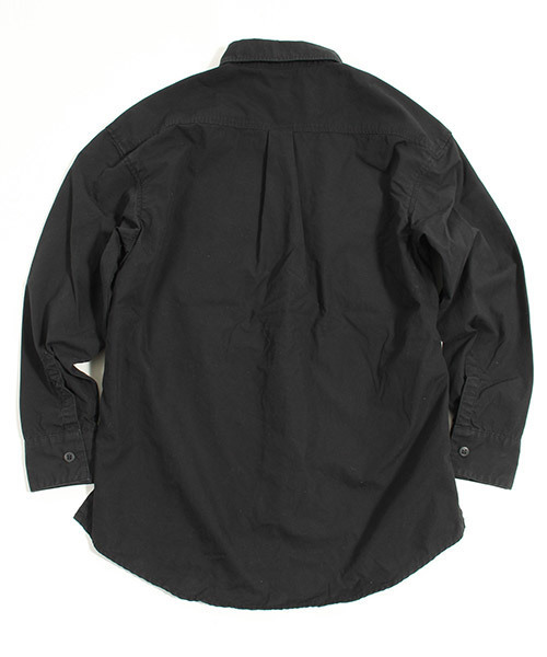 CAMBIO（カンビオ）の「ms3098-Pato×CAMBIOストーンバイオウォッシュ加工高密度コーマウェザーミリタリーシャツ（シャツ/ブラウス・メンズ・カーキ/ブラック/ネイビー・S/L/M）」の10枚目の写真