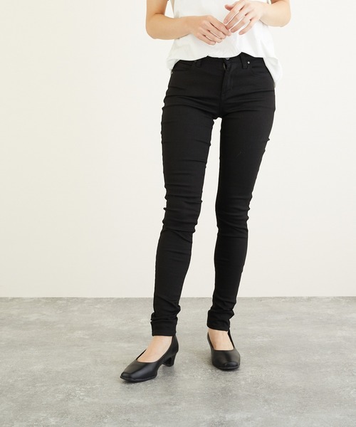 LUGG NAGG(ラグナグ)の「【Le son/ル ソン】牛革 カウレザースクエアパンプス(パンプス・レディース・ブラック・25/23.5/23/22.5/22/25.5/26/21.5/24.5/24)」の10枚目の写真
