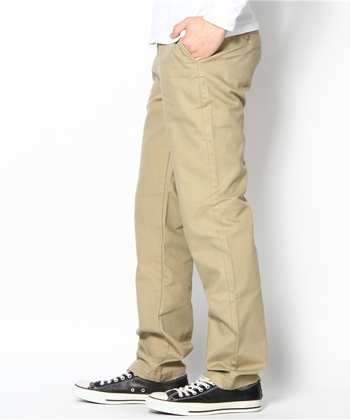 Dickies（ディッキーズ）の「WEGO/フェイダーストレートパンツ（チノパンツ・メンズ・グレイッシュベージュ/オリーブ/ネイビー/ブルー系その他/ワイン・SMALL/MEDIUM/LARGE/X-LARGE）」の6枚目の写真