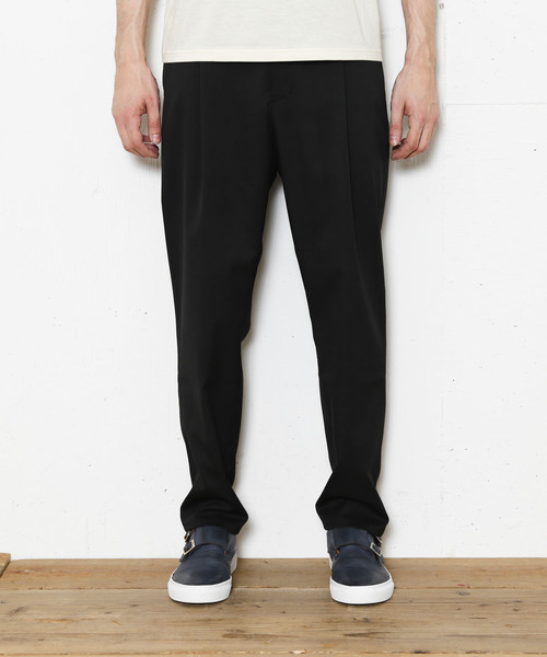 FACTOTUM（ファクトタム）の「【VALLIS】ギャバストレッチ 1タックスラックス（スラックス・メンズ・カーキ/ブラック・44/48/46）」の10枚目の写真