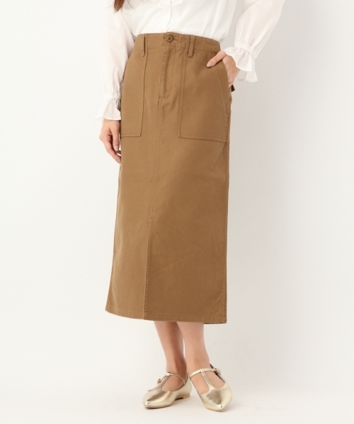 A part by（アパートバイ）の「Cミリタリータイトスカート　770458 （スカート・レディース・ブラック/ベージュ/カーキ・LARGE/MEDIUM）」の3枚目の写真