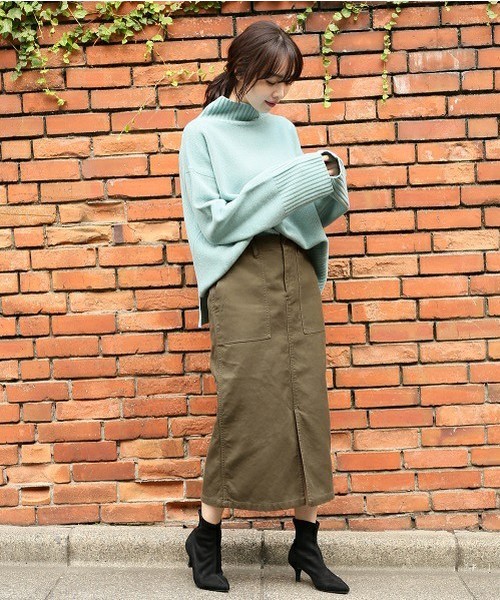A part by（アパートバイ）の「Cミリタリータイトスカート　770458 （スカート・レディース・ブラック/ベージュ/カーキ・LARGE/MEDIUM）」の14枚目の写真
