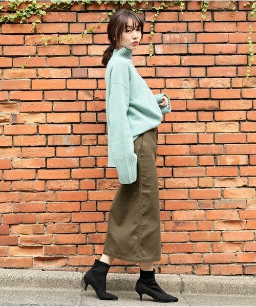 A part by（アパートバイ）の「Cミリタリータイトスカート　770458 （スカート・レディース・ブラック/ベージュ/カーキ・LARGE/MEDIUM）」の15枚目の写真