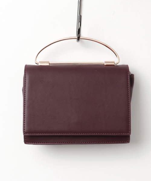 ASZAKKA（アザッカ）の「３ＷａｙファーＳＤＢＡＧ【バッグ】（ショルダーバッグ・レディース・ボルドー/ダークグリーン/ブラック・FREE）」の14枚目の写真
