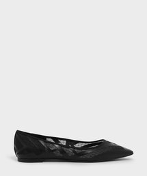 メッシュディテールバレリーナ / MESH DETAIL BALLERINAS