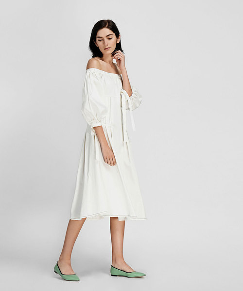 CHARLES & KEITH（チャールズ & キース）の「メッシュディテールバレリーナ / MESH DETAIL BALLERINAS（バレエシューズ・レディース・ブラック/グリーン・24.5cm/23cm/25cm/23.5cm）」の13枚目の写真