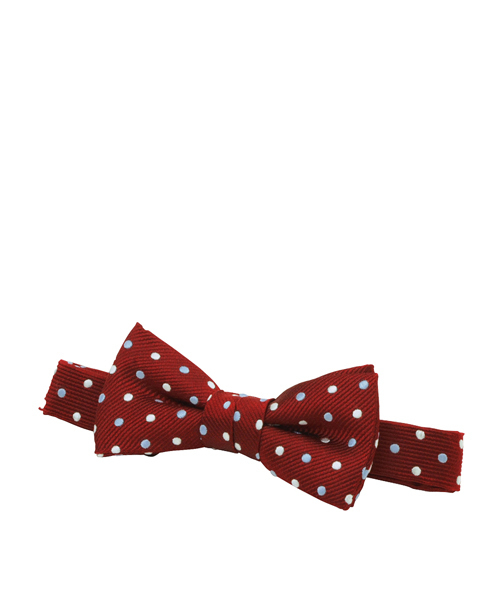 MIKI HOUSE（ミキハウス）の「ドット柄◇蝶ネクタイ（ネクタイ・キッズ・ネイビー/エンジ/マスタード・ONE SIZE）」の3枚目の写真