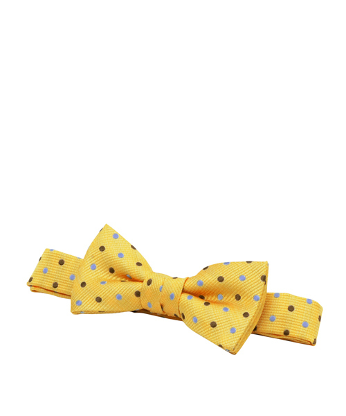MIKI HOUSE（ミキハウス）の「ドット柄◇蝶ネクタイ（ネクタイ・キッズ・ネイビー/エンジ/マスタード・ONE SIZE）」の2枚目の写真