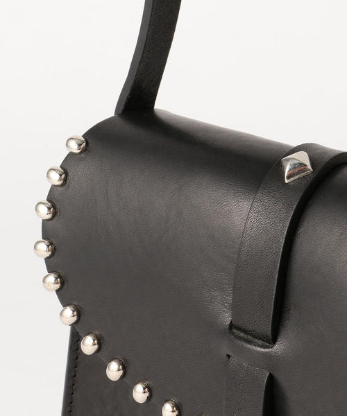 BEAUTY&YOUTH UNITED ARROWS(ビューティーアンドユースユナイテッドアローズ)の「<HERBERT Frere Soeur>レザー サブロック ショルダーバッグ(ショルダーバッグ・レディース・ブラウン/ブラック・FREE)」の5枚目の写真