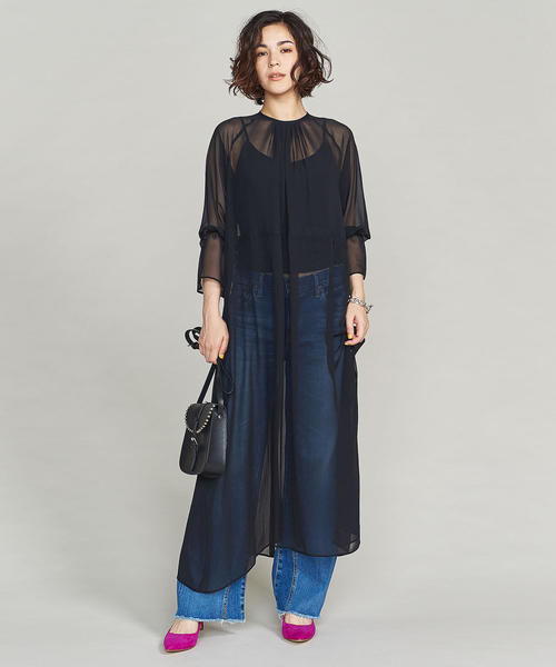 BEAUTY&YOUTH UNITED ARROWS(ビューティーアンドユースユナイテッドアローズ)の「<HERBERT Frere Soeur>レザー サブロック ショルダーバッグ(ショルダーバッグ・レディース・ブラウン/ブラック・FREE)」の11枚目の写真