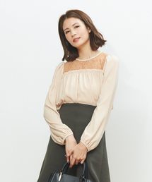 リバーレースブラウス