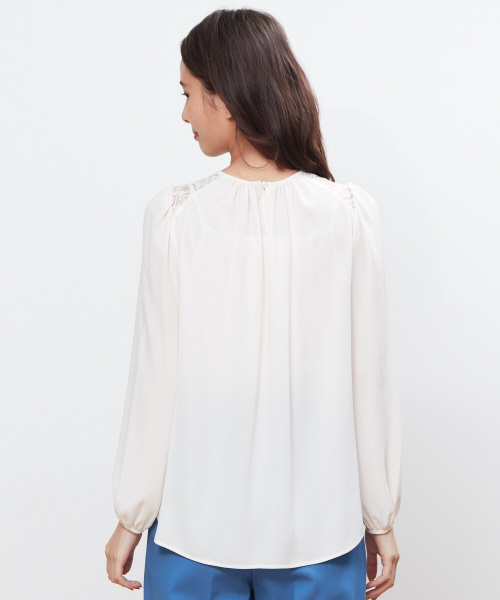 セール】リバーレースブラウス（シャツ/ブラウス）｜DESIGNWORKS