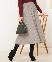 【タイトorフレア】選べる2type裏起毛ミディ丈スカート＊ウエストゴム/秋/秋冬/あったかい/カジュアル[M2976]【入荷済】