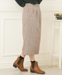 【タイトorフレア】選べる2type裏起毛ミディ丈スカート＊ウエストゴム/秋/秋冬/あったかい/カジュアル[M2976]【入荷済】