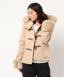 rienda（リエンダ）の「ファースリーブウールショートダッフル
