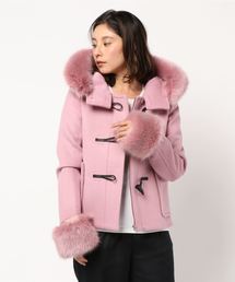 rienda（リエンダ）の「ファースリーブウールショートダッフル