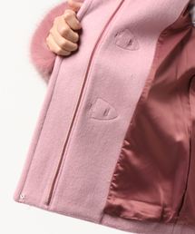 rienda（リエンダ）の「ファースリーブウールショートダッフル