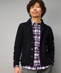 SHIPS | SC: ランダムアラン ショールカーディガン(カーディガン/ボレロ)