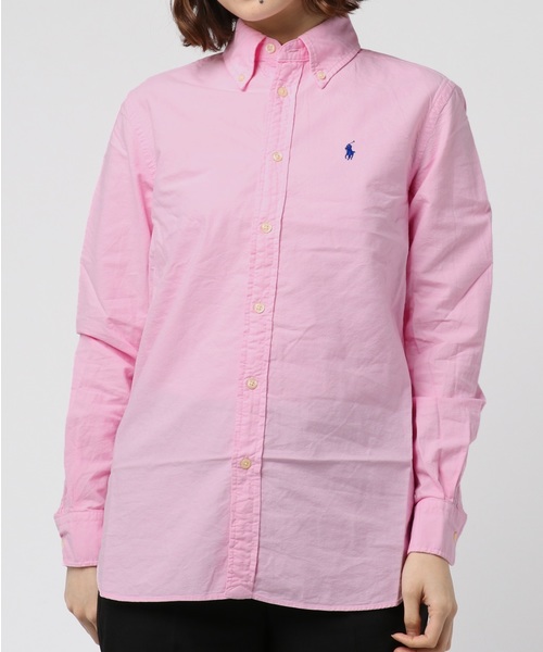 【RALPH LAUREN】リラックスフィット ペンキ総柄オックスフォードシャツ RALPH LAUREN】リラックスフィット ペンキ総柄オックスフォード