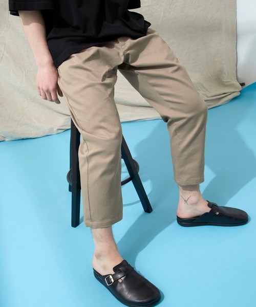 EMMA CLOTHES（エマクローズ）の「カツラギストレッチ1タックアンクルテーパードチノパンツ（チノパンツ・メンズ・ブラック/ベージュ/ネイビー/ブラウン系その他/ブルー系その他/チャコール/アイボリー/ダークブラウン・S/M/L）」の7枚目の写真